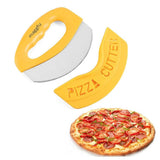 Stainless Steel Multi-Function Pizza Cutter Food Chopper with Protective Sheath