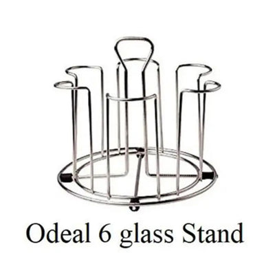 Stainless Steel Glass Stand with Tray