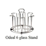 Stainless Steel Glass Stand with Tray