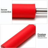 Set of Steel Handle Silicone Rolling Pin and Nonstick Pastry Mat