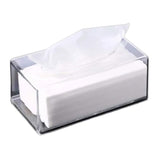 Transparent Tissue Box Holder (Napkin or Tissue Dispenser)