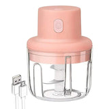 Wireless Rechargeable Electric Mini Meat Grinder, Vegetable Chopper, & Food Processor