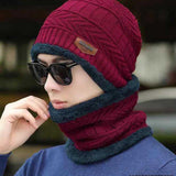 Unisex Woolen Beanie Cap with Neck Warmer (Free Size)