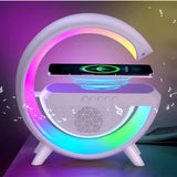 XM-11 Wireless Charger and Wireless Bluetooth Speaker (Rainbow Light Ambient)