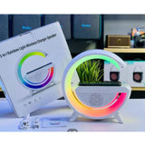 XM-11 Wireless Charger and Wireless Bluetooth Speaker (Rainbow Light Ambient)